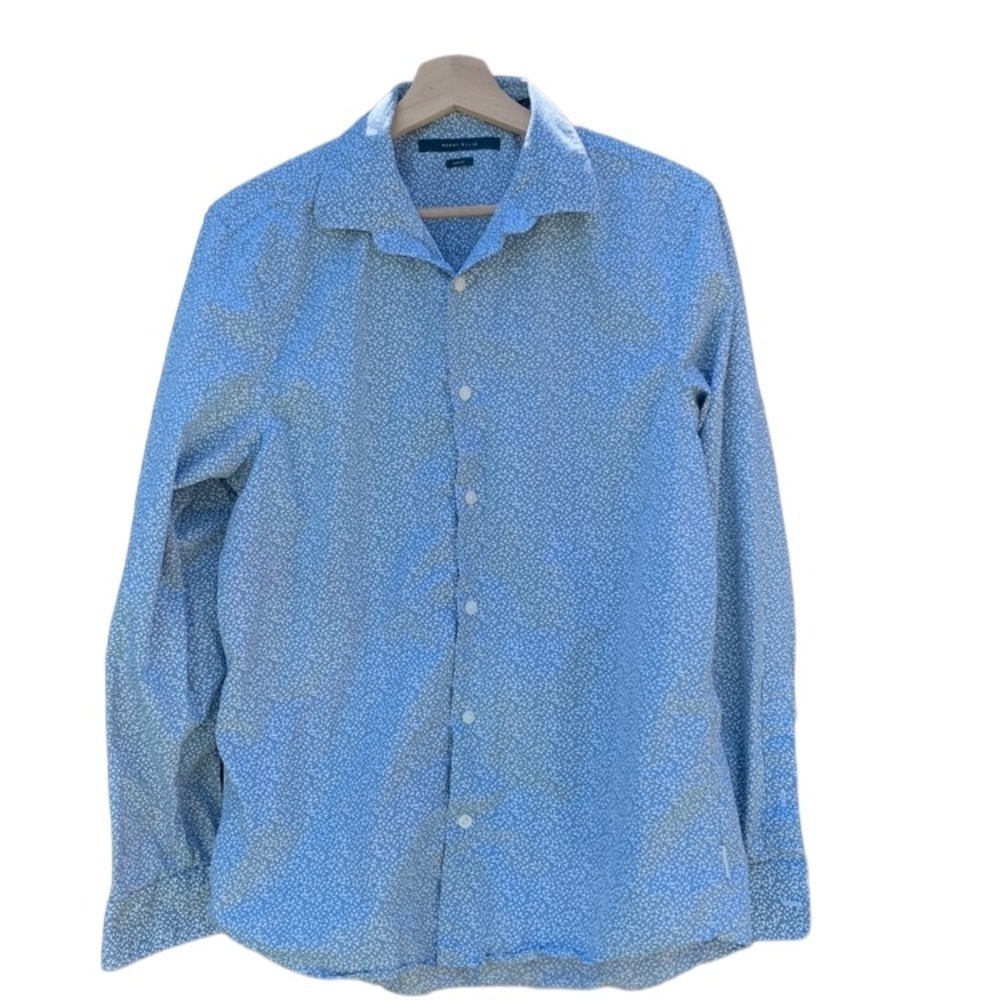 Perry Ellis women's slim medium button up long sleeve shirt